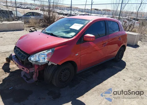 2015 Mitsubishi Mirage De/Rf из США, поврежденный, VIN ML32A3HJ0FH048180